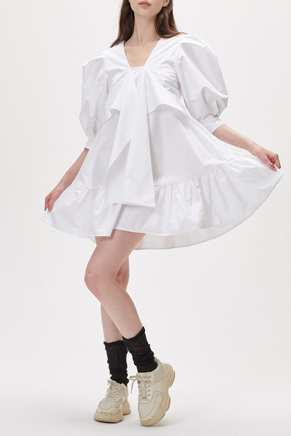 Cinthy Puff Sleeve Mini Dress